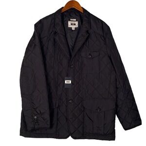 Joseph Abboud Quilted‎ Hunting Jacket Men's XL Modern Fit Dark Blue